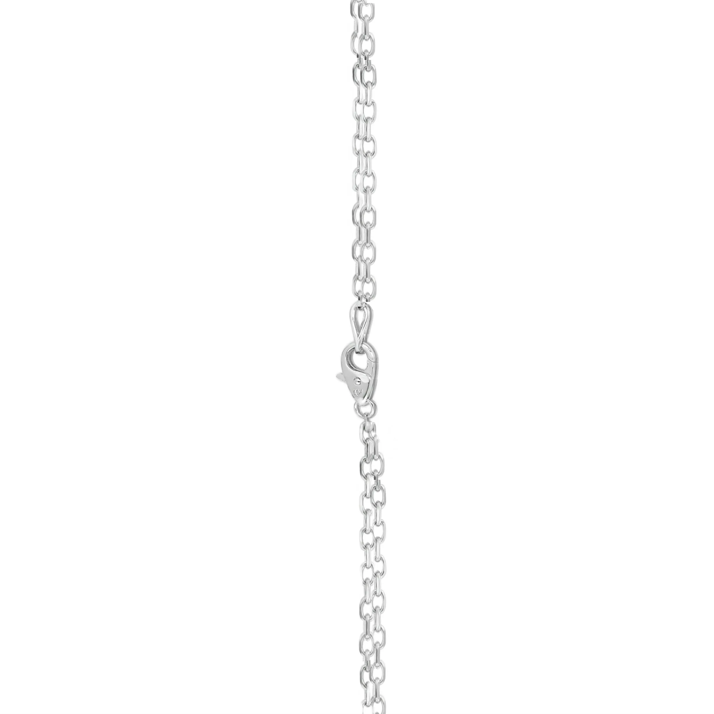 0.50Ct Diamond Heart Pendant, 18" Gold Chain in 14K Gold