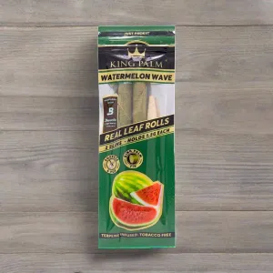 2pk - King Palm Slim Size - Watermelon Wave - LOOSE