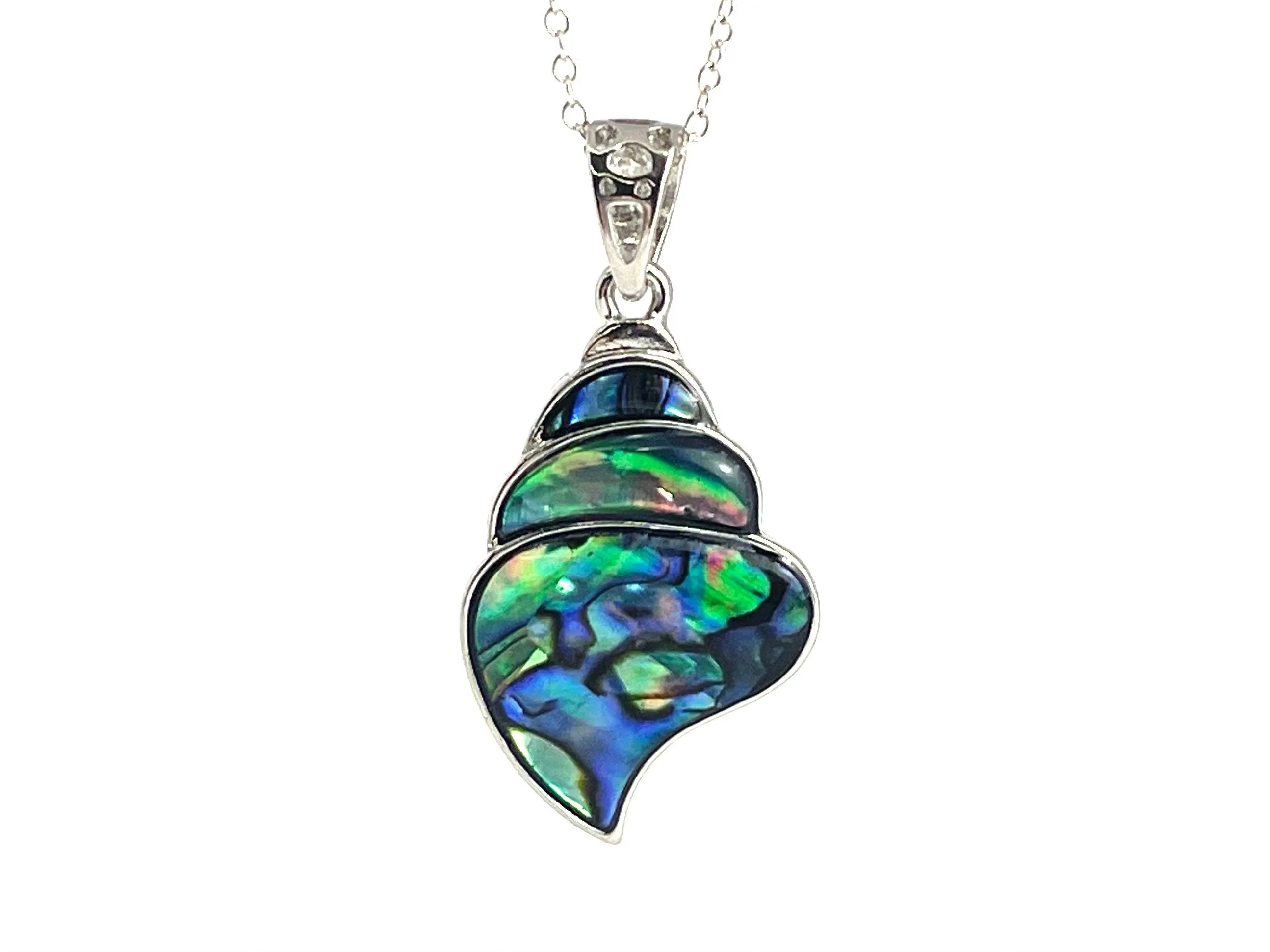 Abalone Seashell Pendant, Sku#M938
