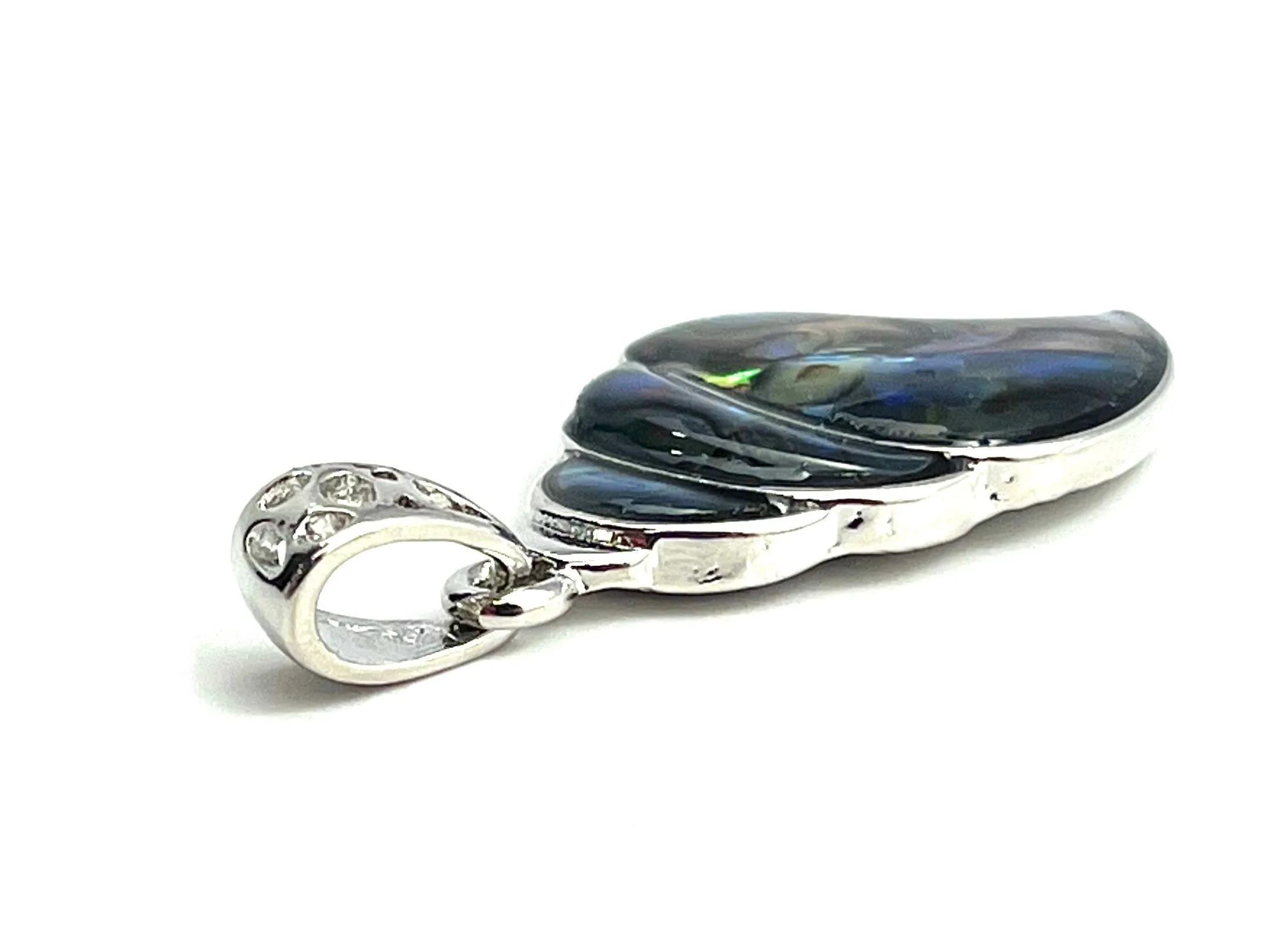Abalone Seashell Pendant, Sku#M938