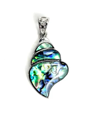 Abalone Seashell Pendant, Sku#M938