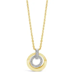 Absolute Gold & Silver Circle Necklace