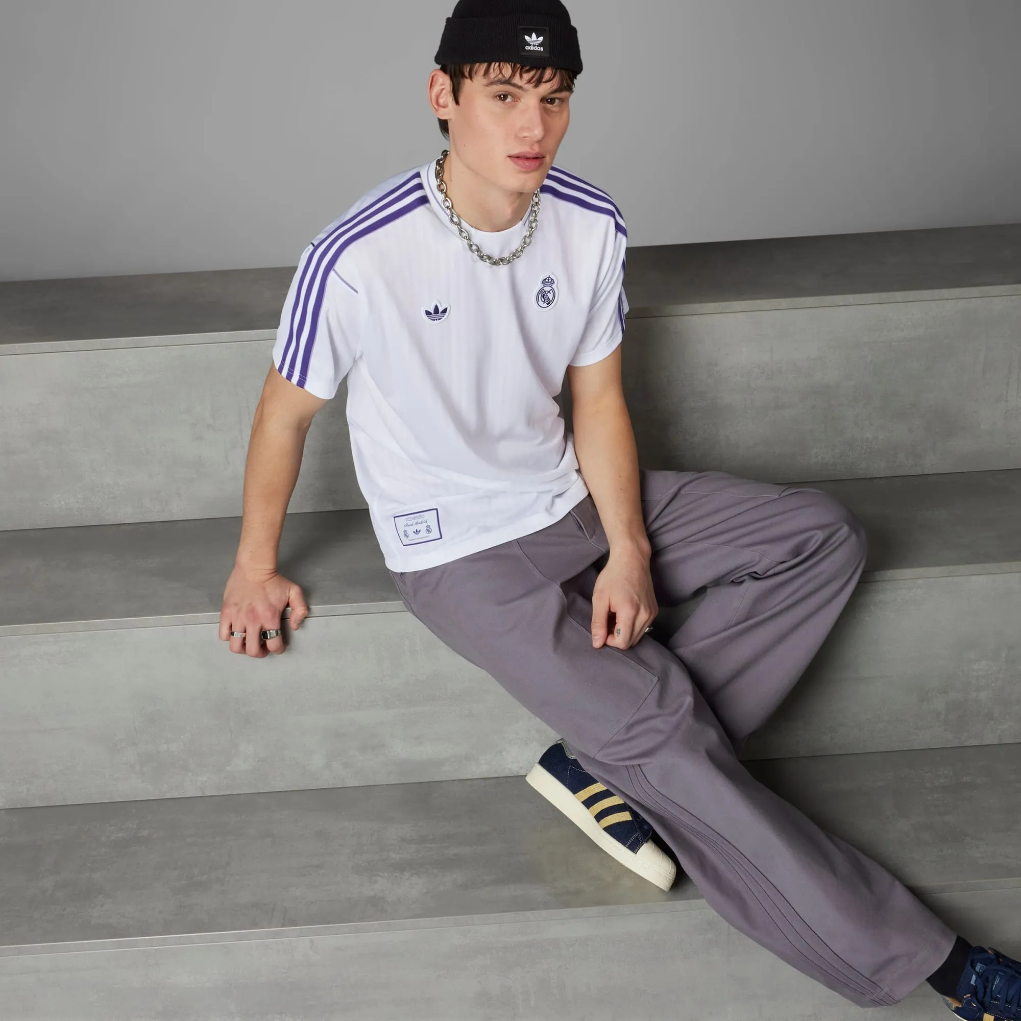 adidas Real Madrid Terrace Icons Jersey (Gender Neutral)