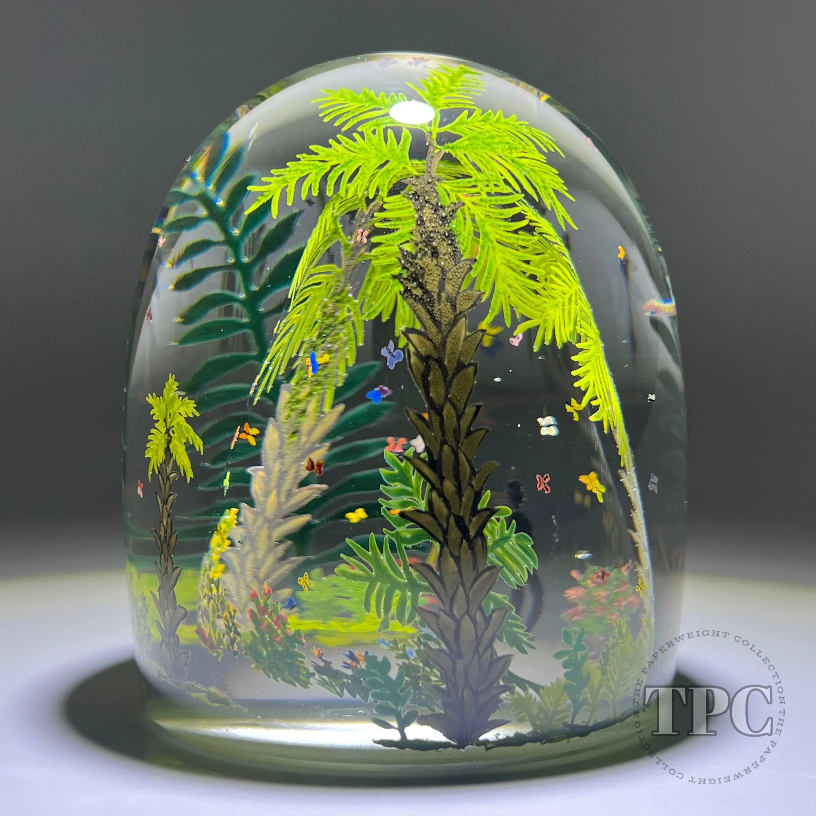Alison Ruzsa 2022 Butterfly Garden Encapsulated Hand-Painted Enamels