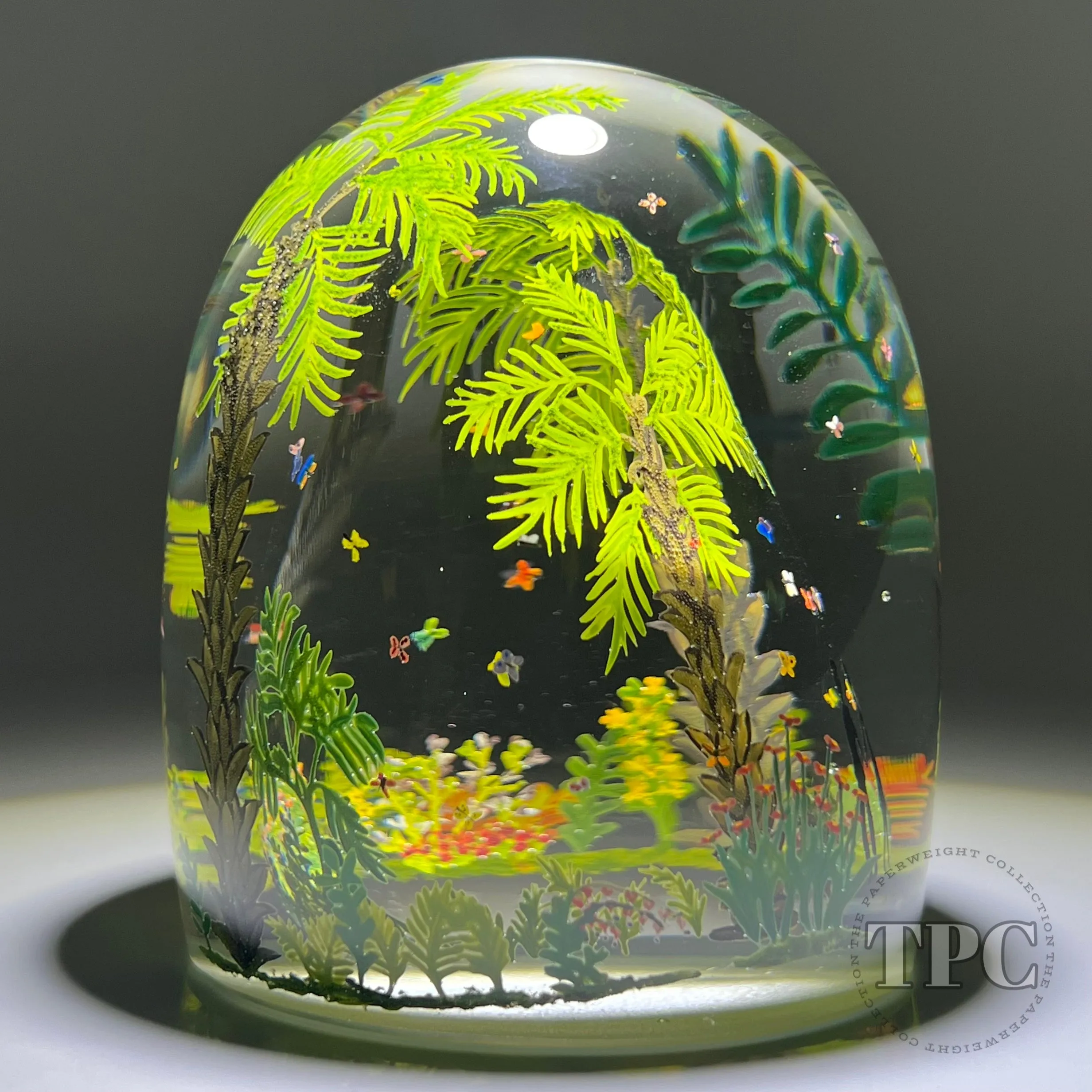 Alison Ruzsa 2022 Butterfly Garden Encapsulated Hand-Painted Enamels