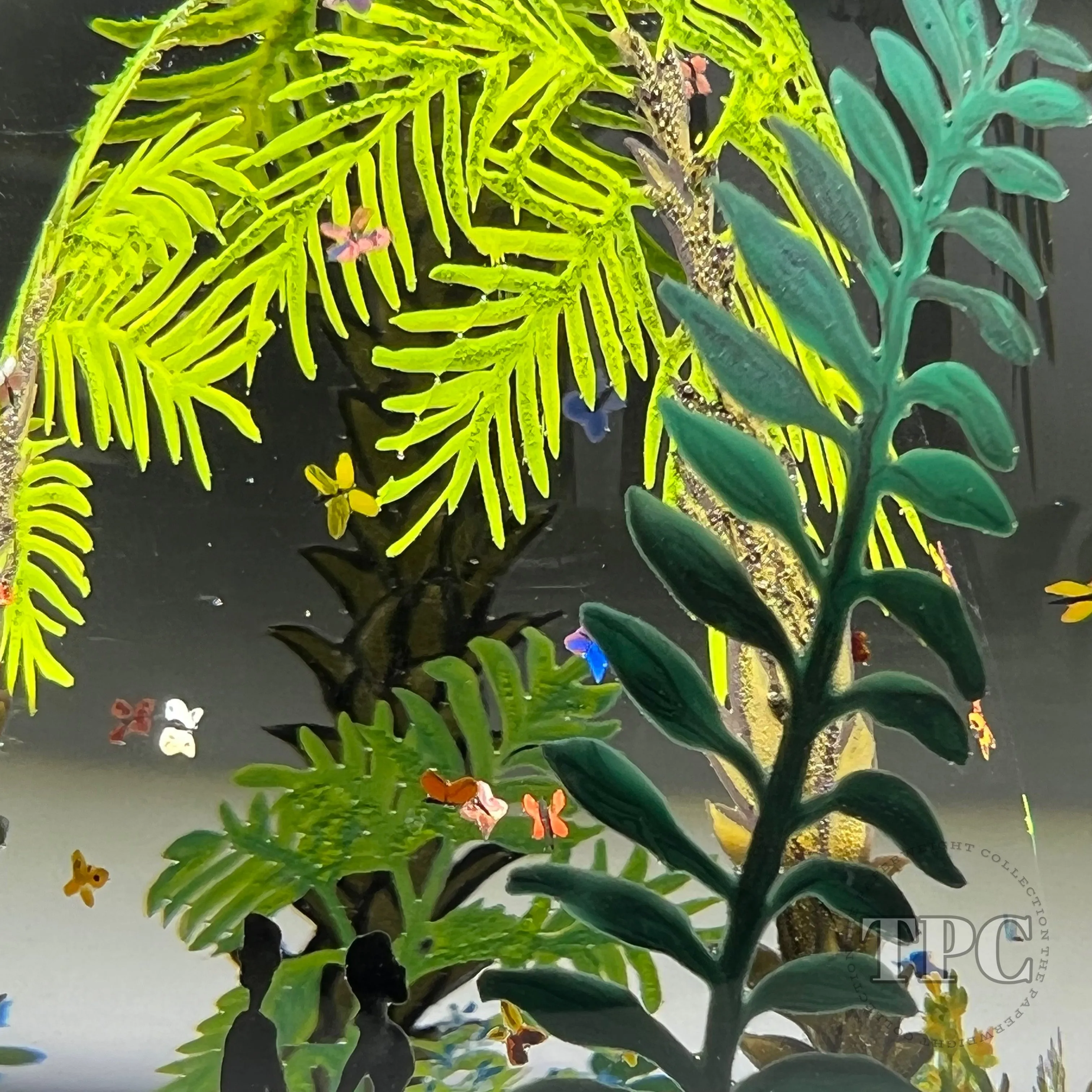 Alison Ruzsa 2022 Butterfly Garden Encapsulated Hand-Painted Enamels