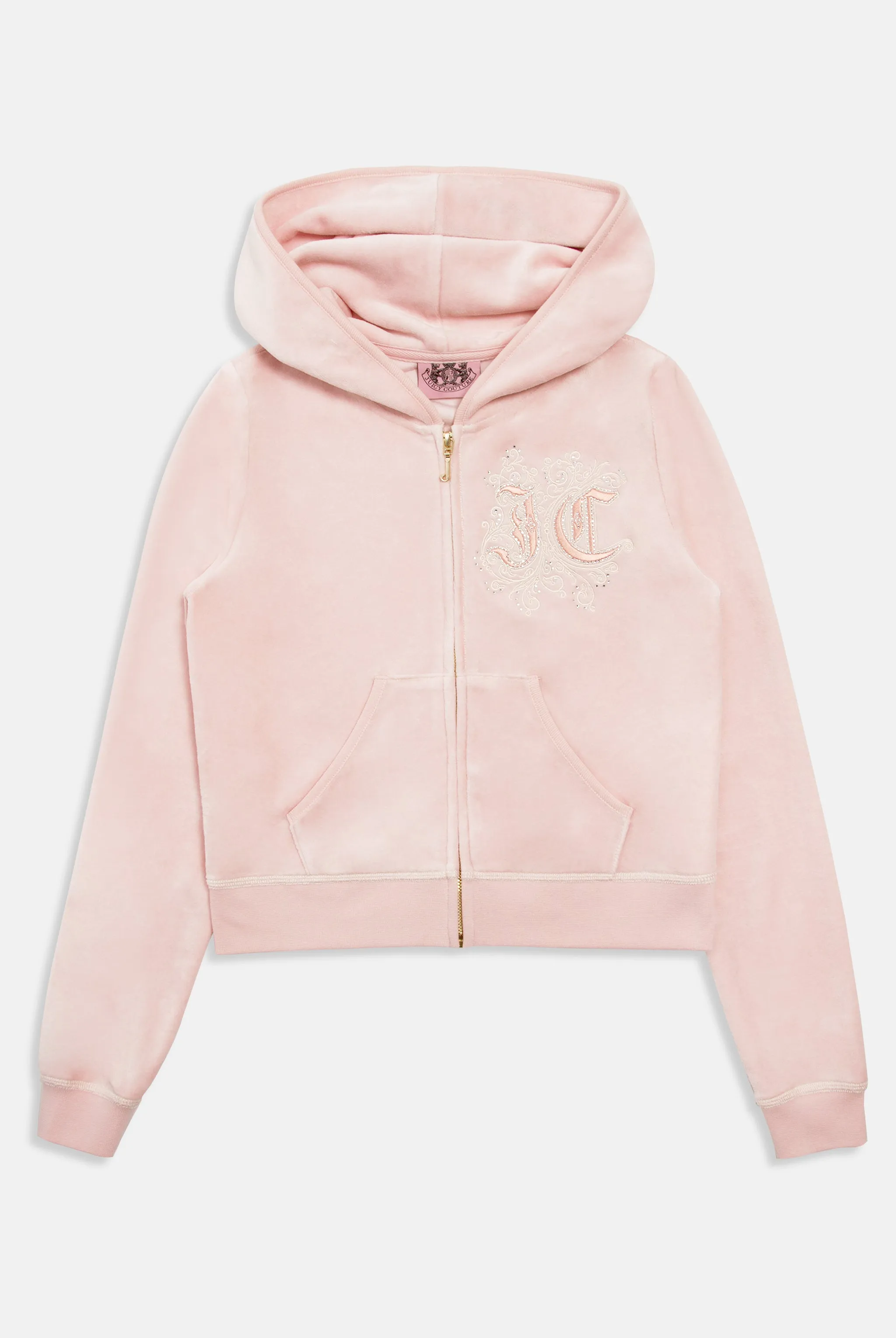 ALMOND BLOSSOM RENAISSANCE CREST BAMBOO VELOUR HERITAGE HOODIE