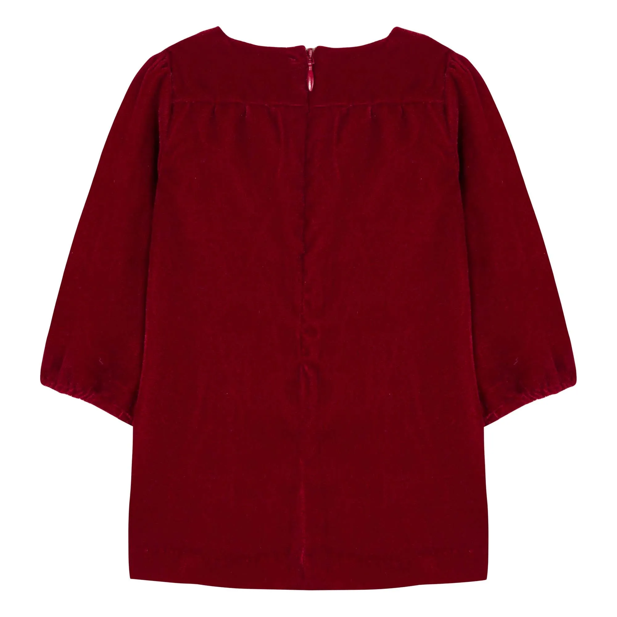 Baby Girls Red Velvet Dress
