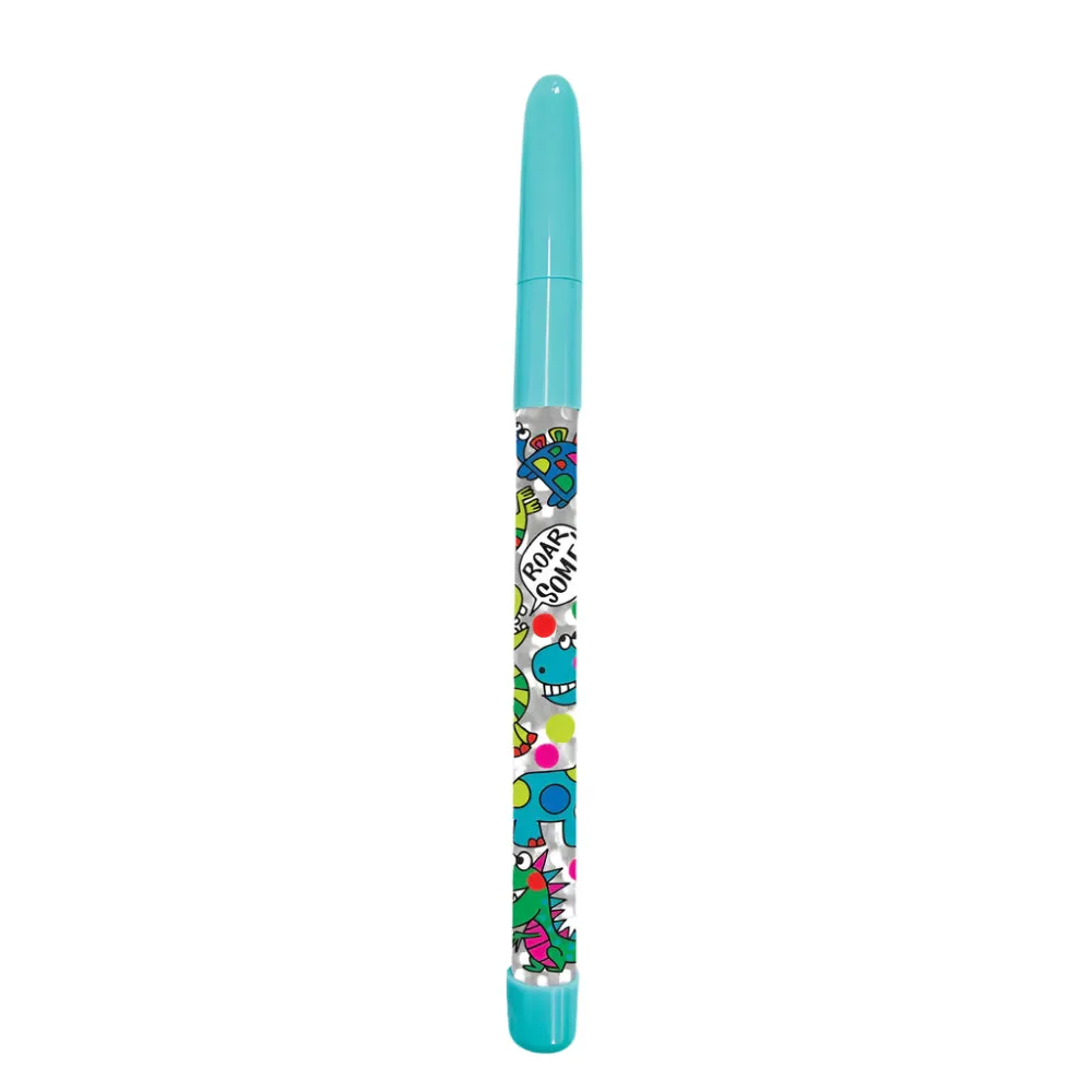 Ballpoint Glitter Pen - Dinosaurs