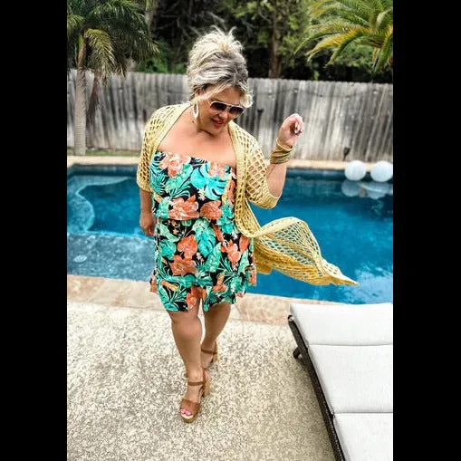 Barbados Tropical Vacay Dress