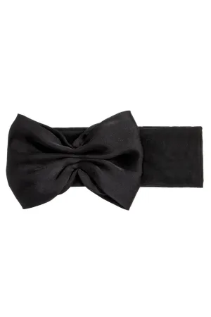 Bella - Satin Headband - Black