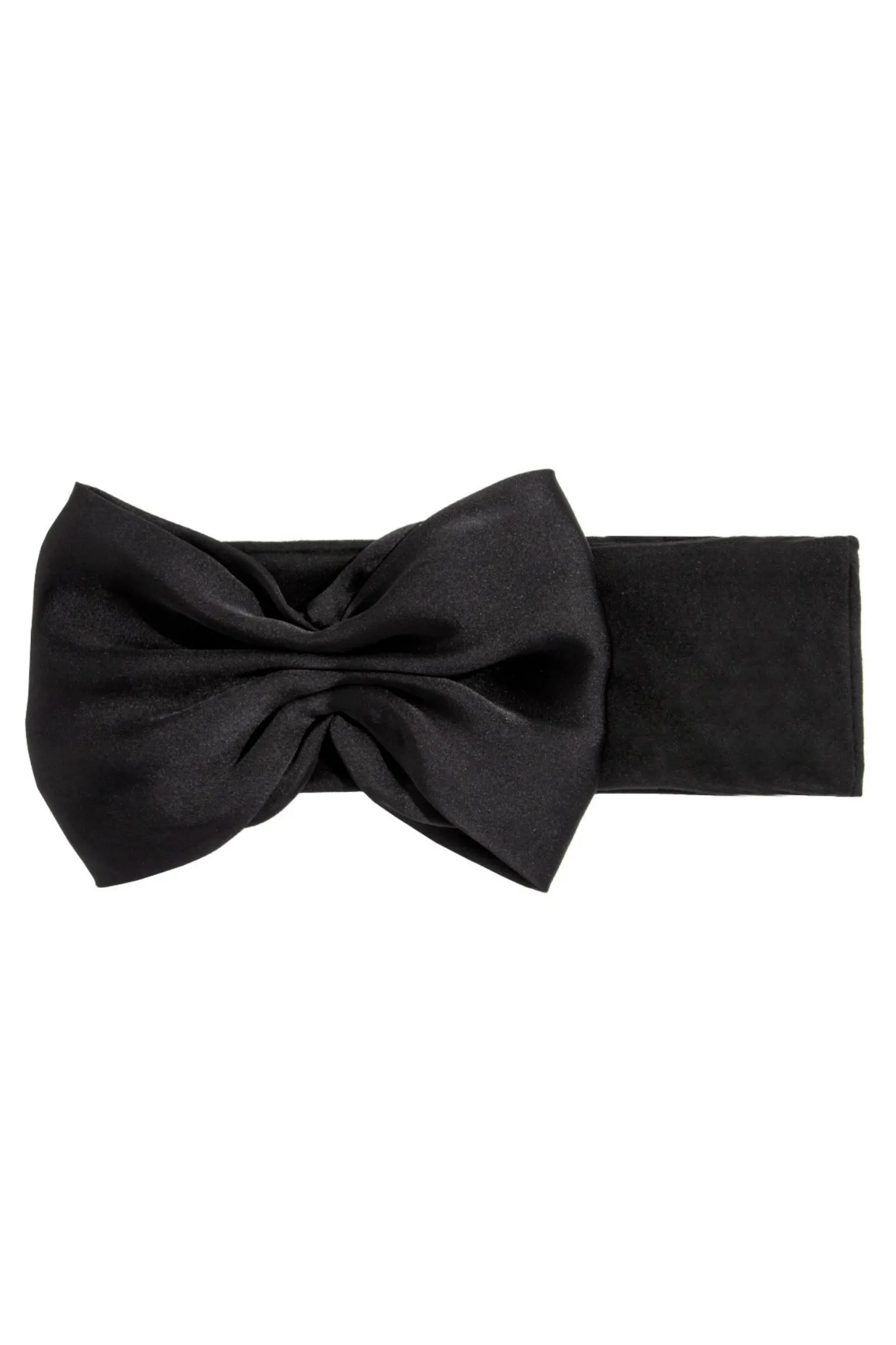 Bella - Satin Headband - Black