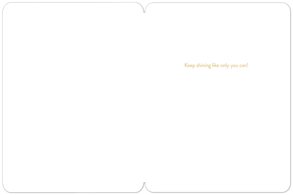 Birthday Card - Keep Shining