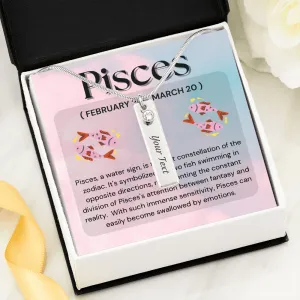 Birthstone Necklace-Pisces