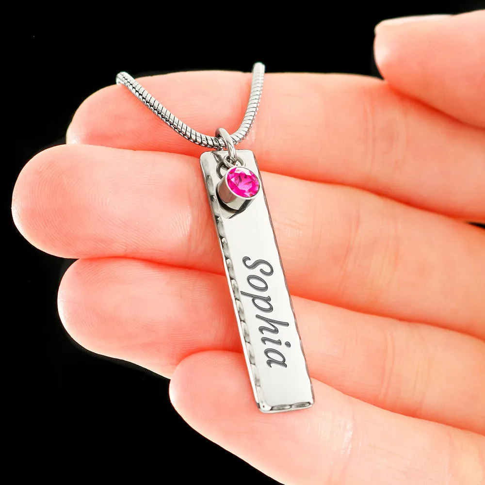 Birthstone Necklace-Pisces