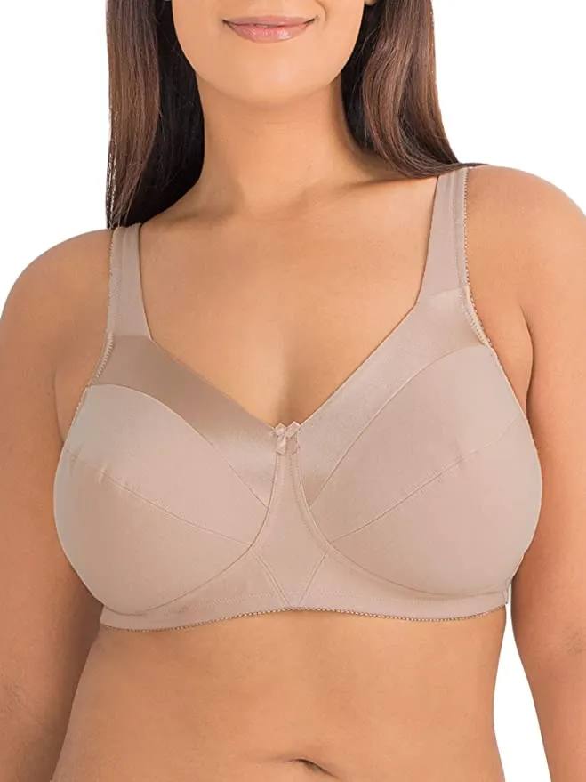 Brand new Fruit of the Loom Women's Seamed Soft Cup Bra, colour is sand, Sz 40DD! Also fits 42D, 44C, 46B & 38DDD