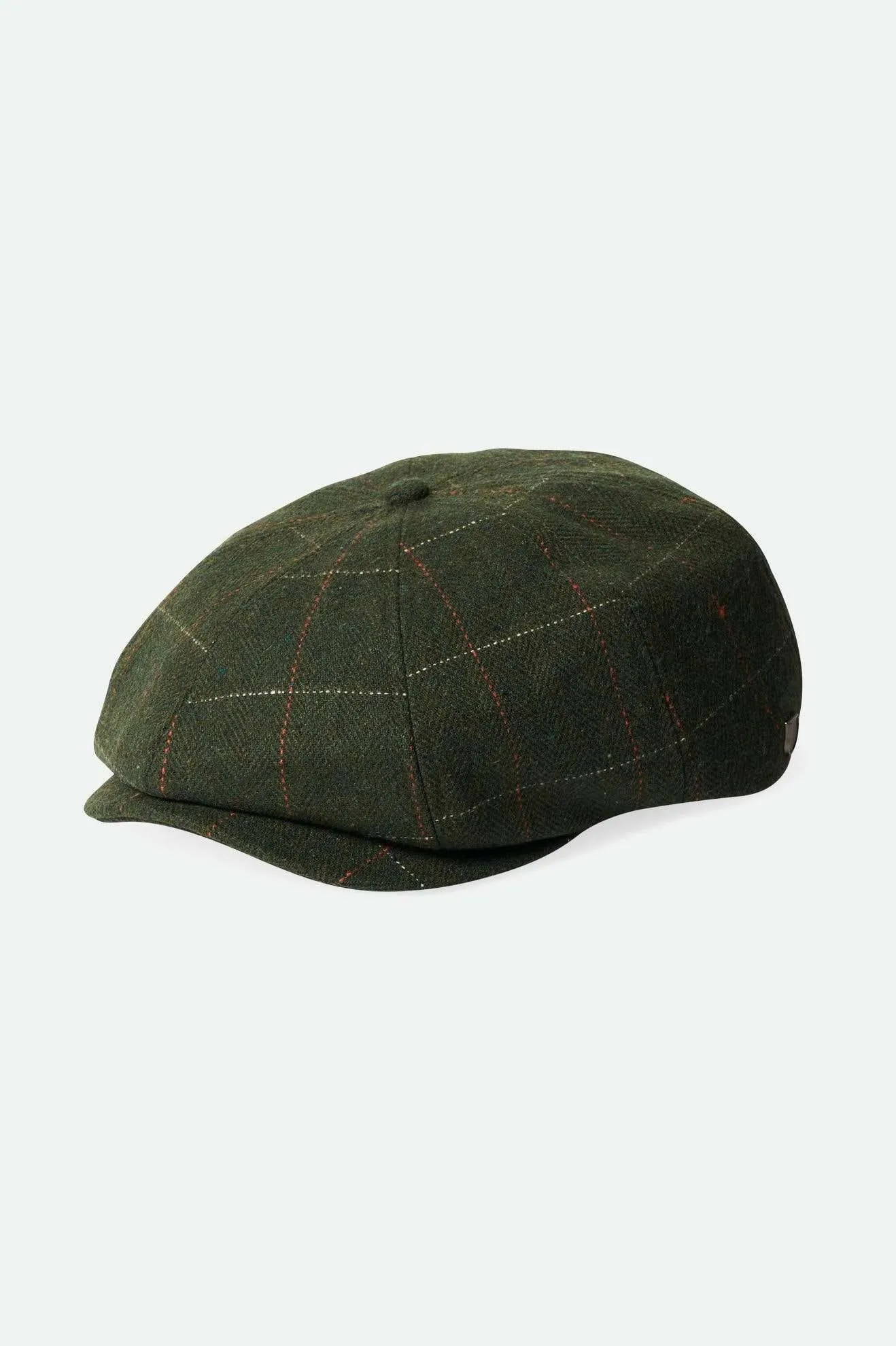 Brood Newsboy Cap - Moss/Orange