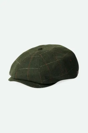 Brood Newsboy Cap - Moss/Orange