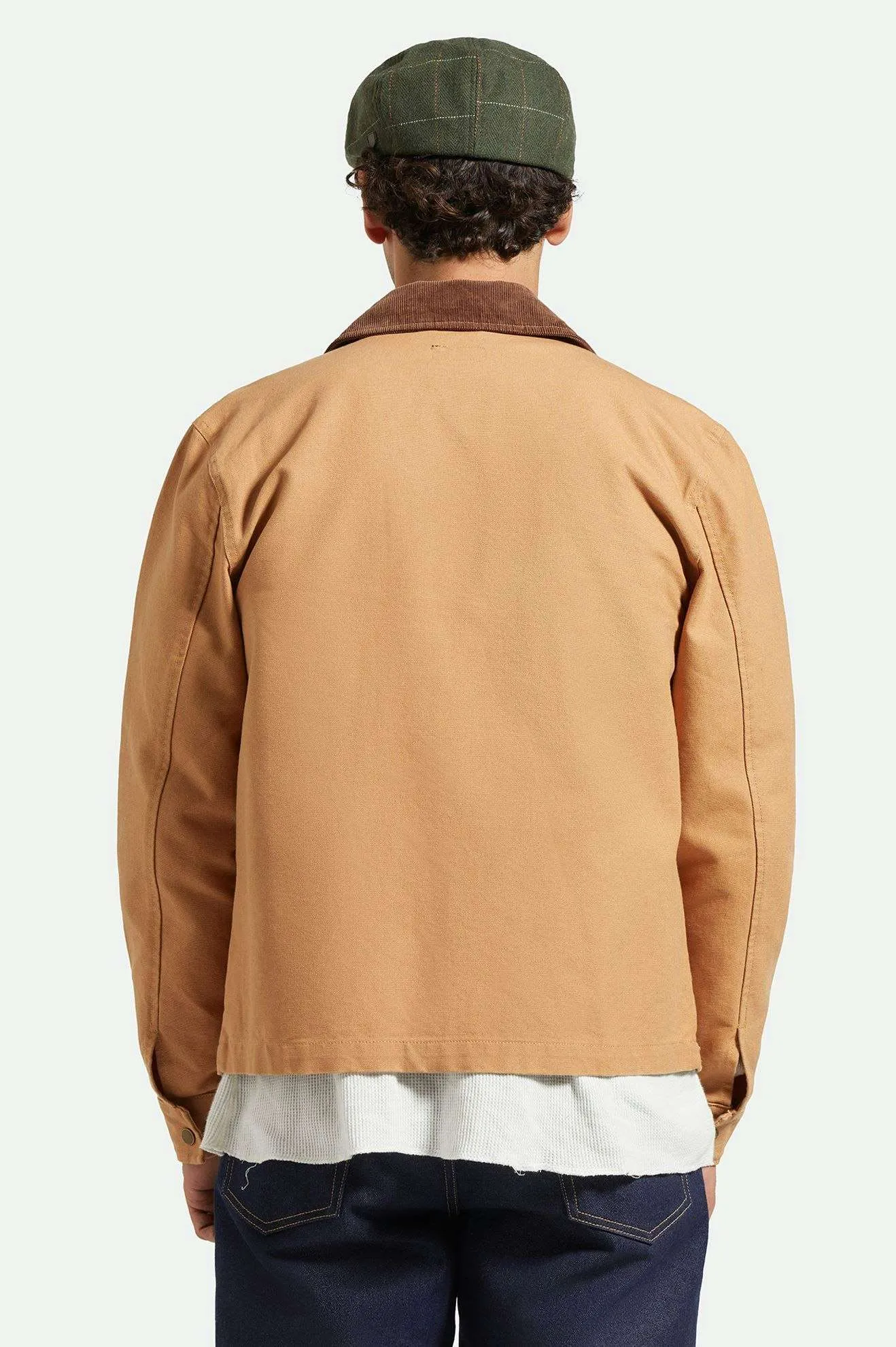 Brood Newsboy Cap - Moss/Orange