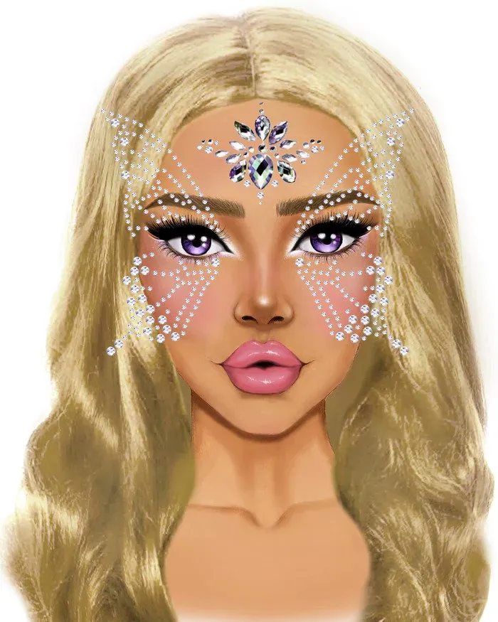 Butterfly Faerie Face Jewels