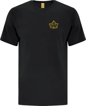 Canada Mighty Maple T-Shirt Black Gold