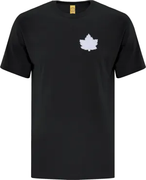 Canada Mighty Maple T-Shirt Black White Tonal