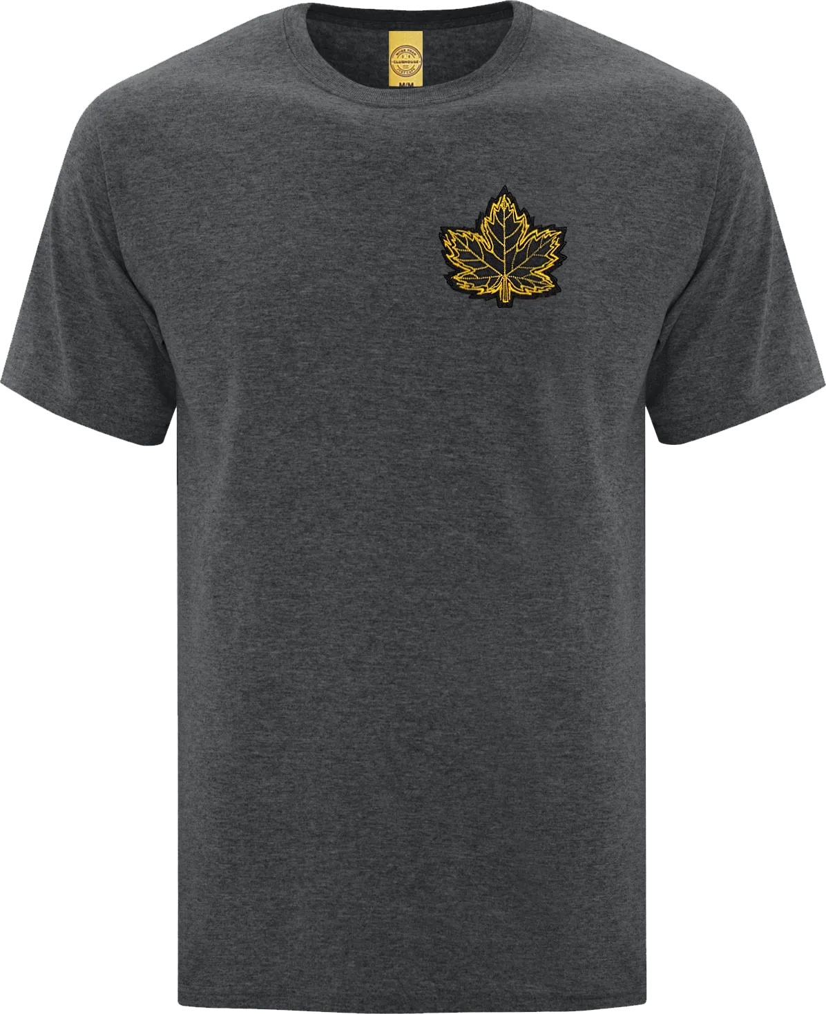 Canada Mighty Maple T-Shirt Dark Heather Black Gold