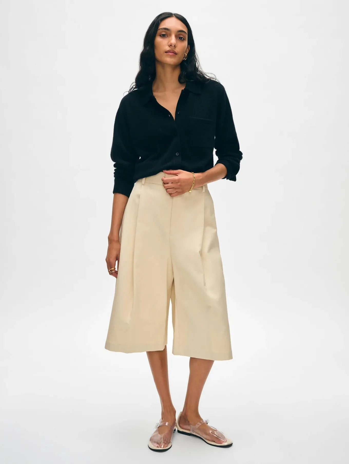 Cashmere Button Down