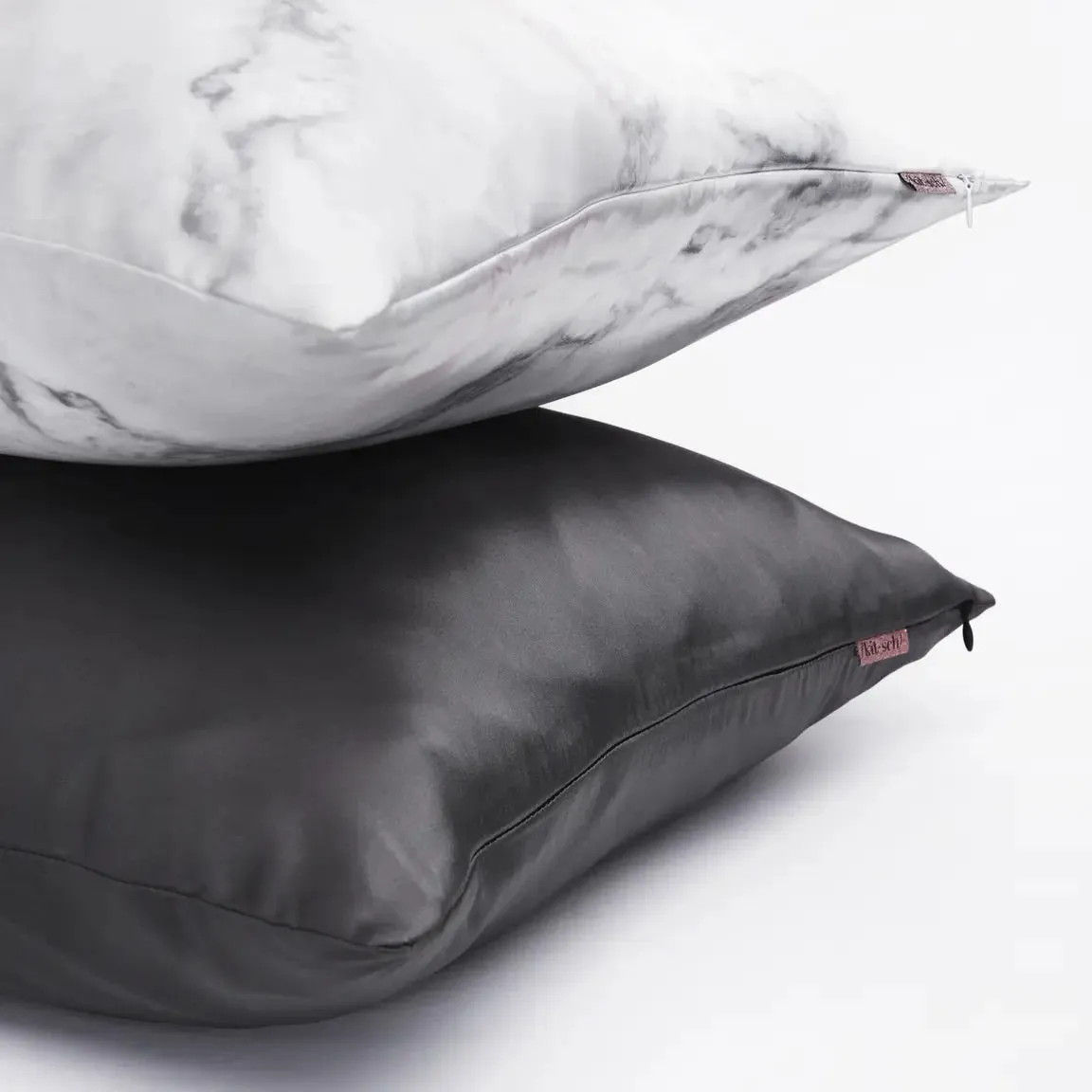 Charcoal Satin Pillowcase
