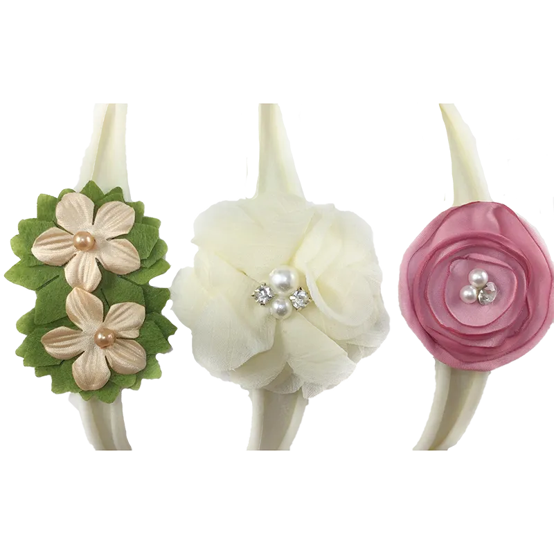 Chixx Soft Stretch Headbands - Collection #6 - Set of 3
