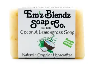 Coconut Lemongrass and Lime Soap Bar | Refreshing Tropical Cleanse