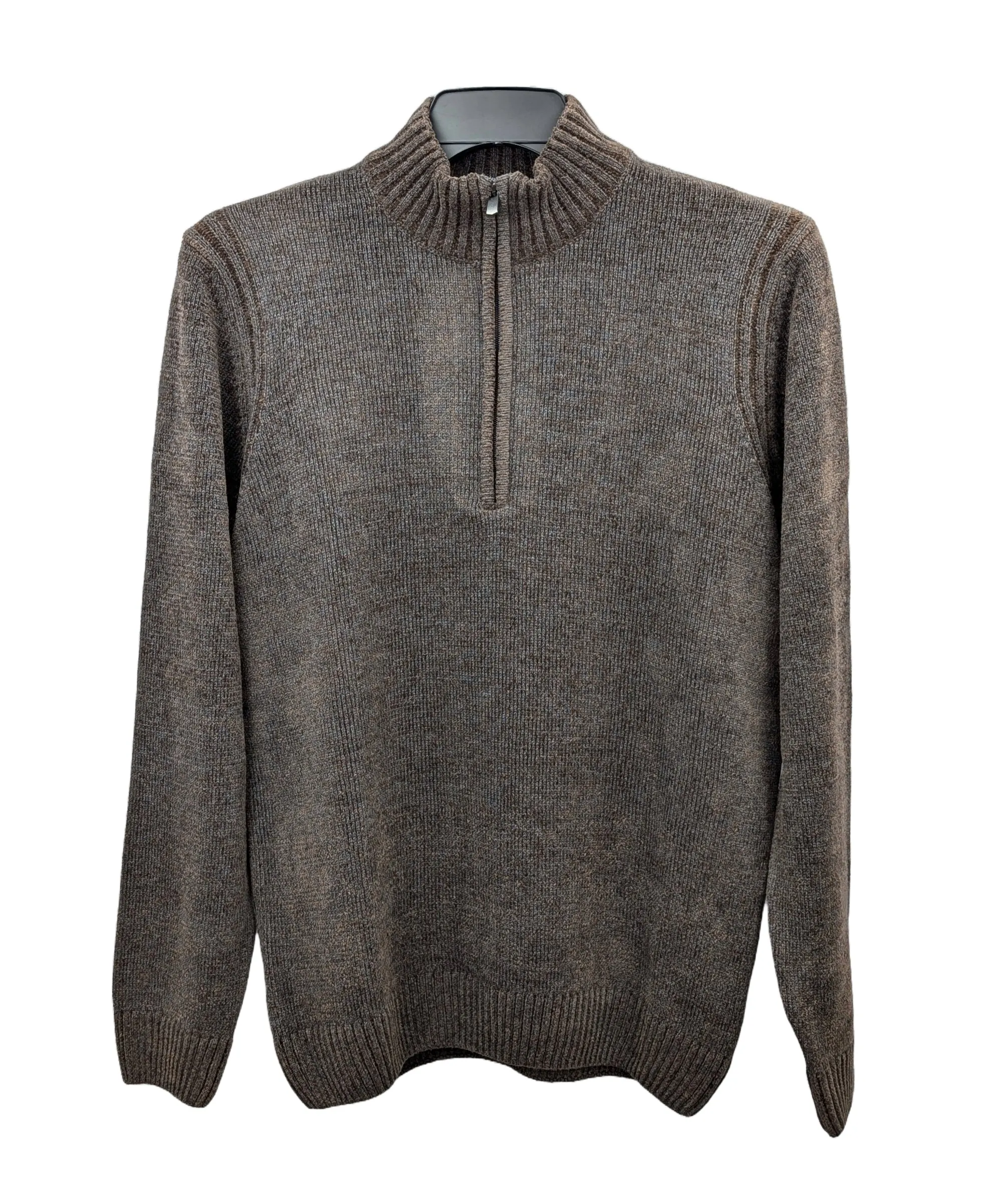 Codice Soft Knit Chenille Quarter Zip Sweater