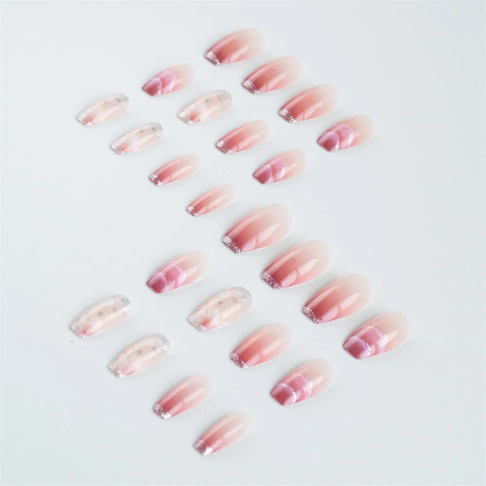 Coffin Gradient Peach Blossom Flash