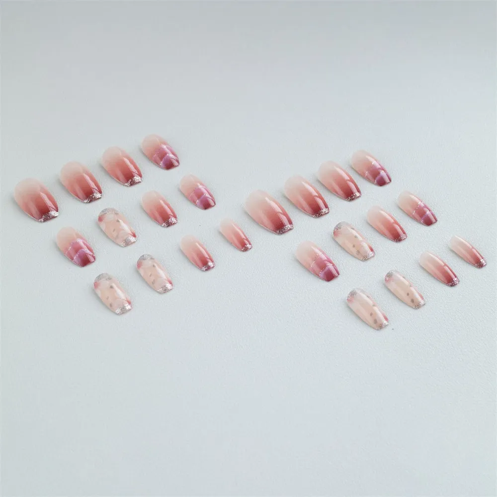 Coffin Gradient Peach Blossom Flash