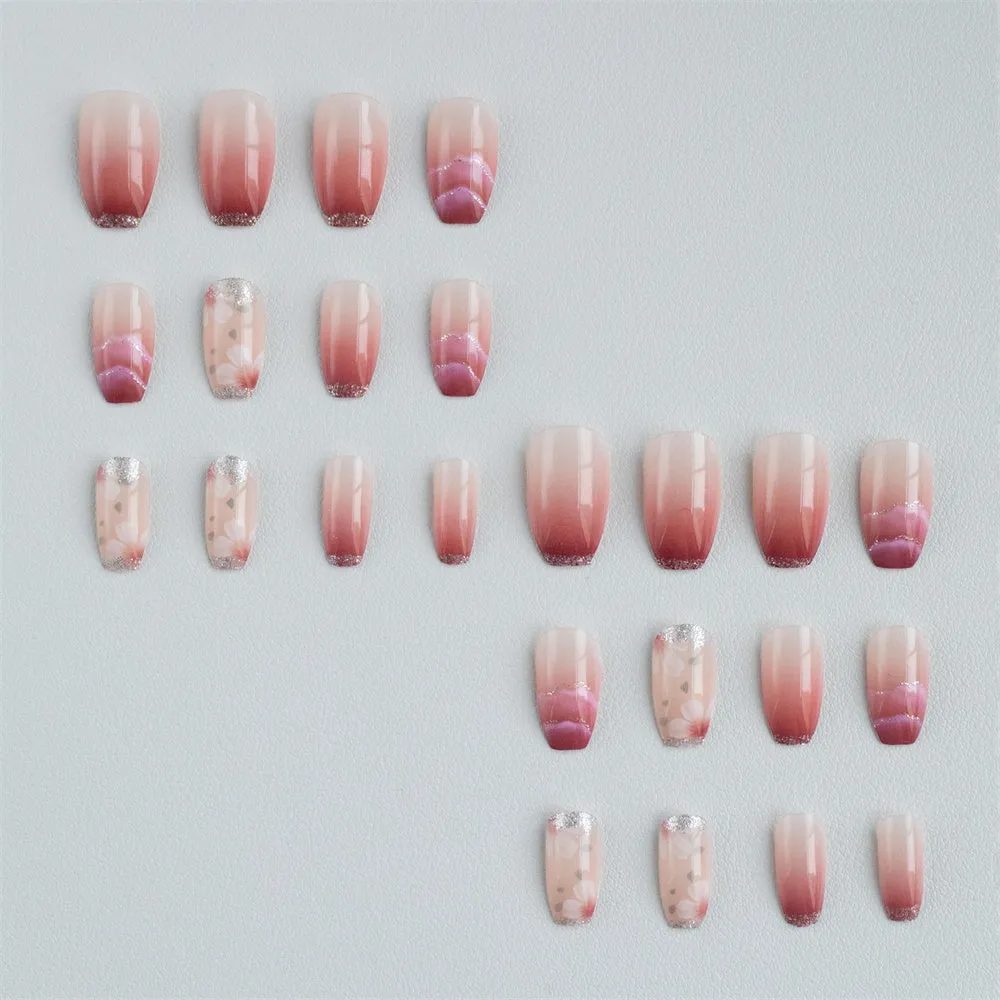 Coffin Gradient Peach Blossom Flash