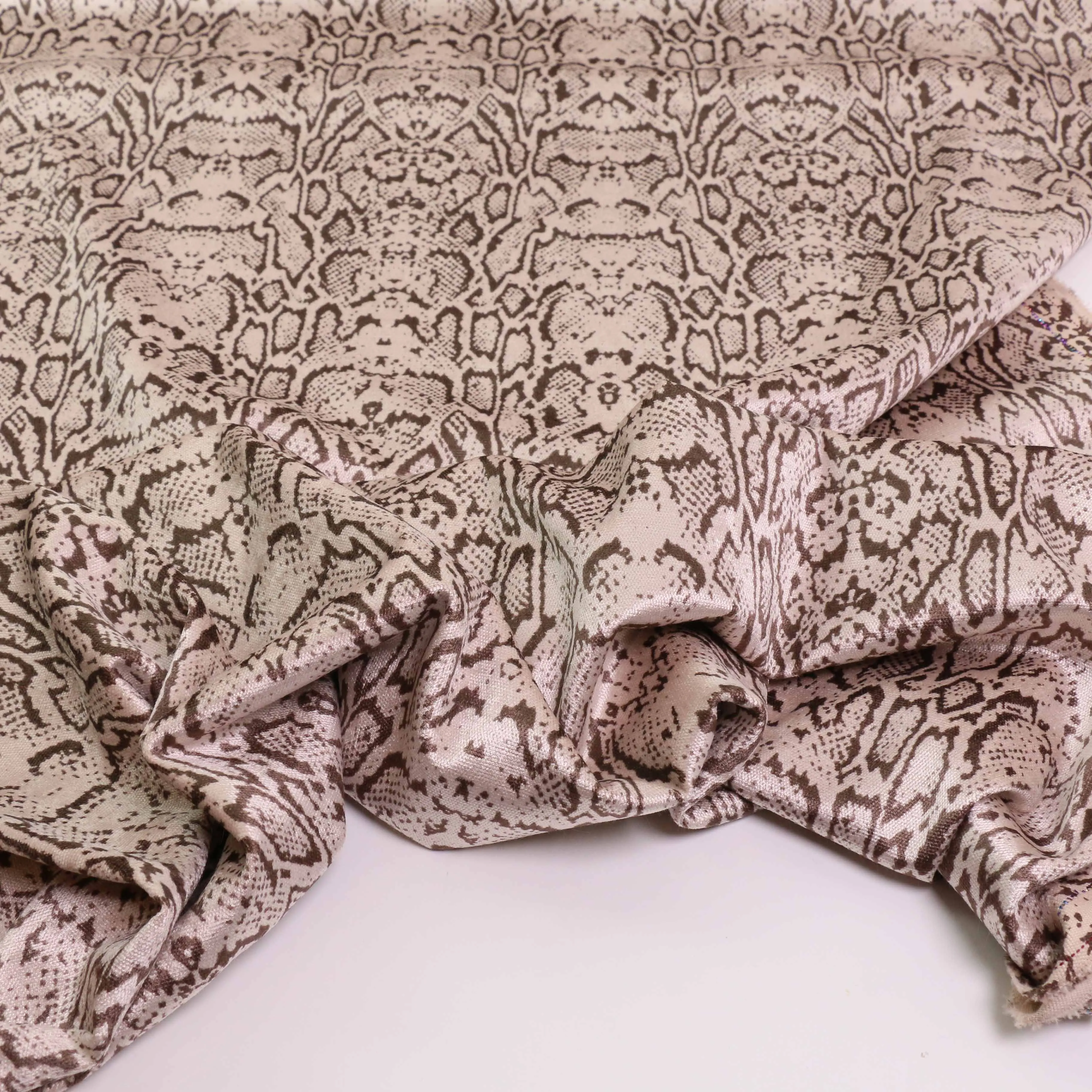 Cotton Velvet fabric - Light beige