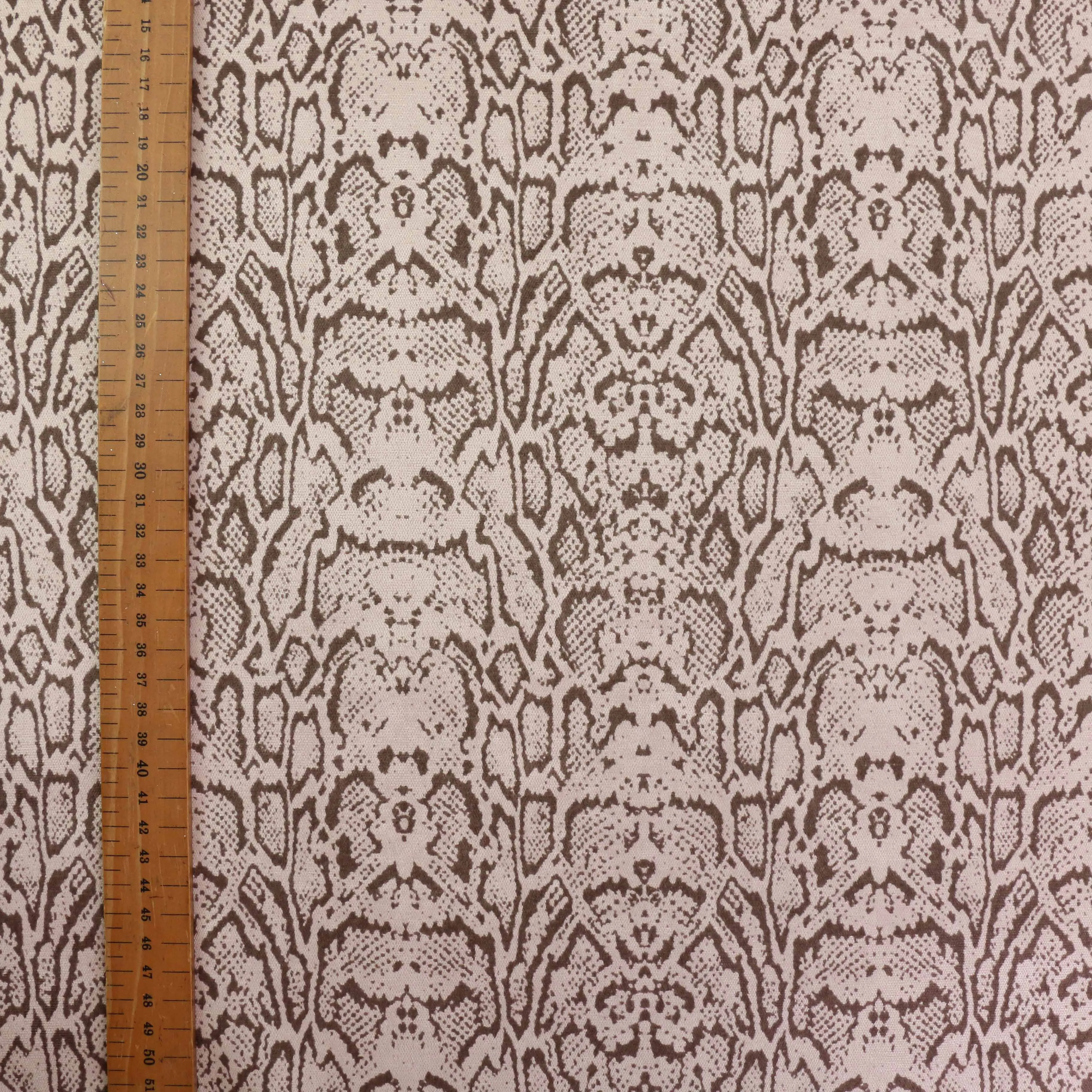 Cotton Velvet fabric - Light beige