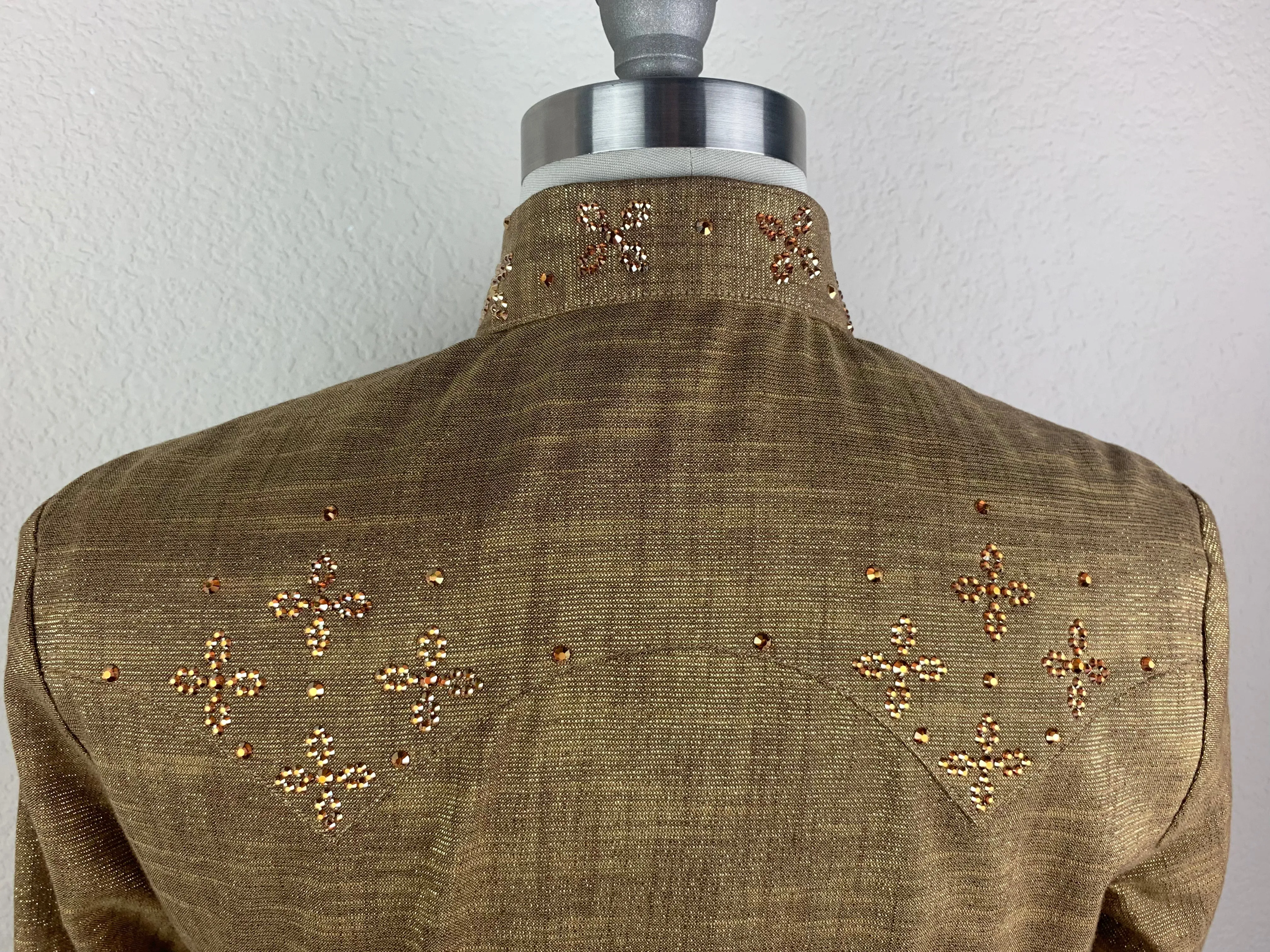 CR Special Flower Crystal Sparkling Bronze