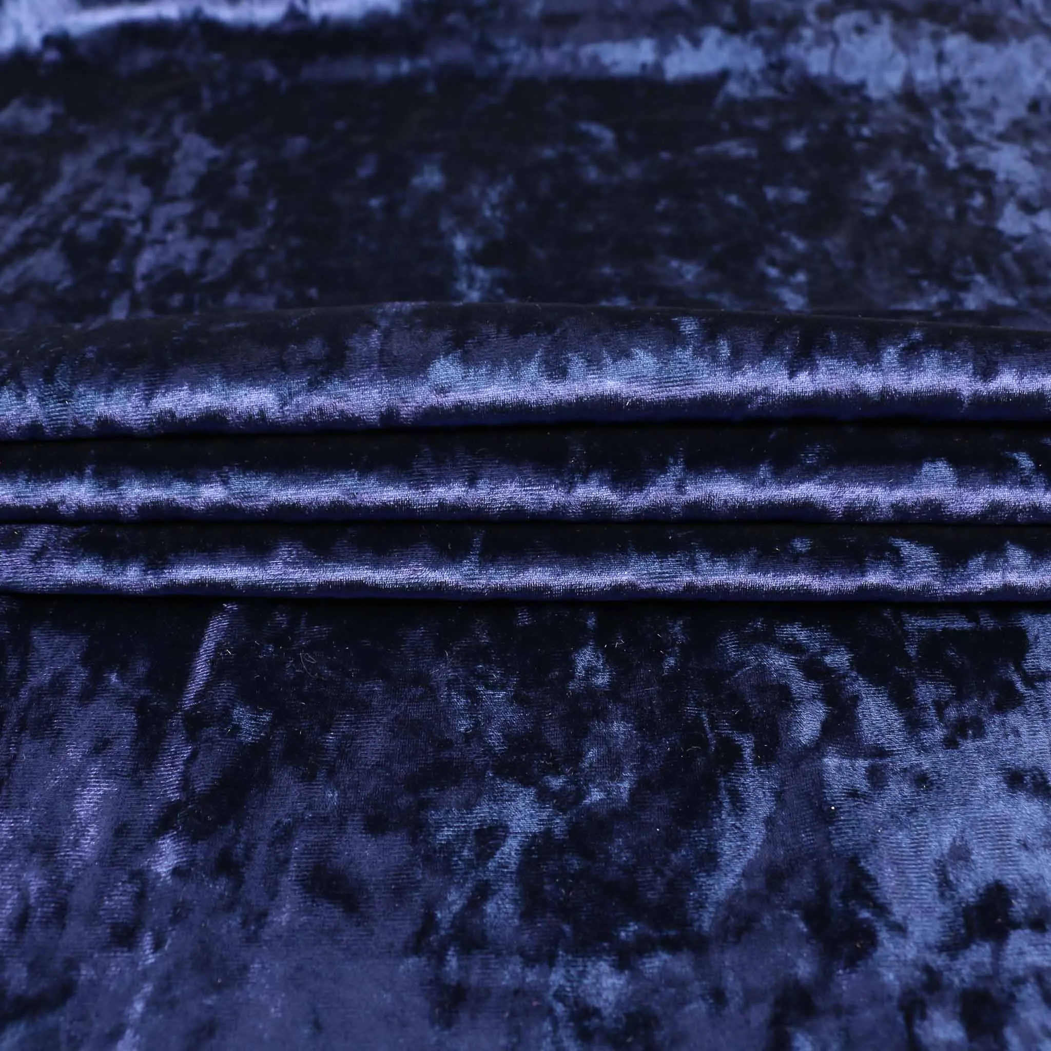 Crushed Velvet - Navy