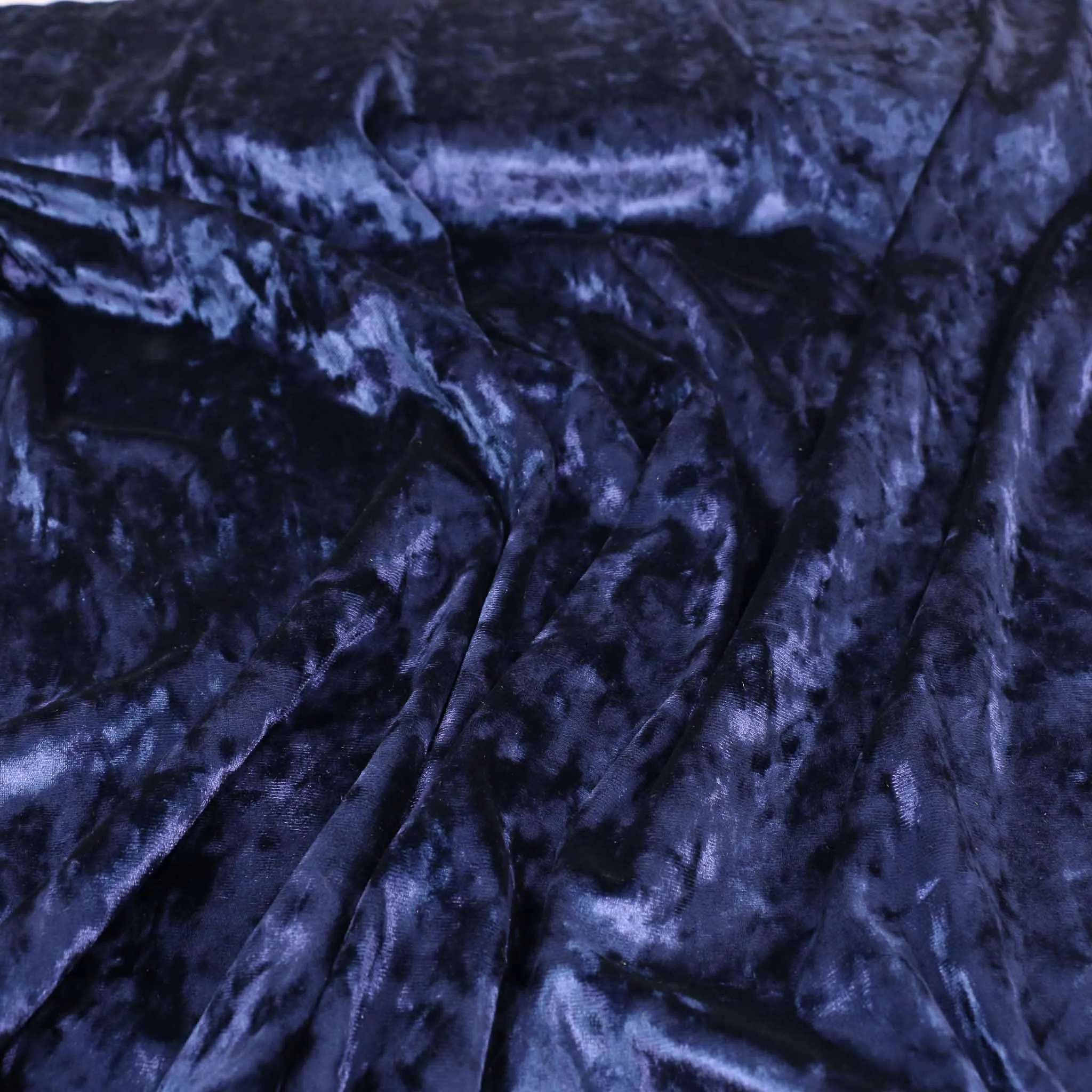 Crushed Velvet - Navy