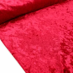 Crushed Velvet - Red