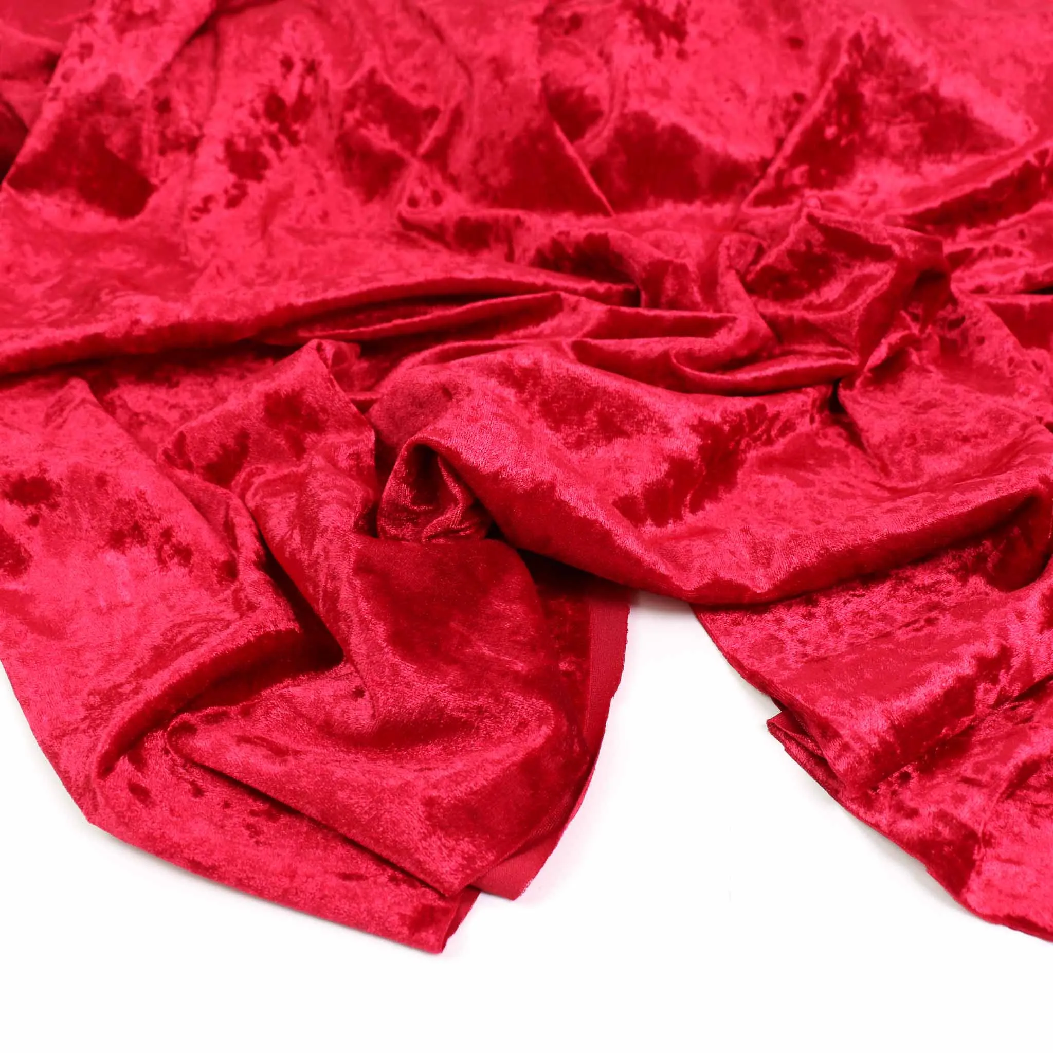 Crushed Velvet - Red
