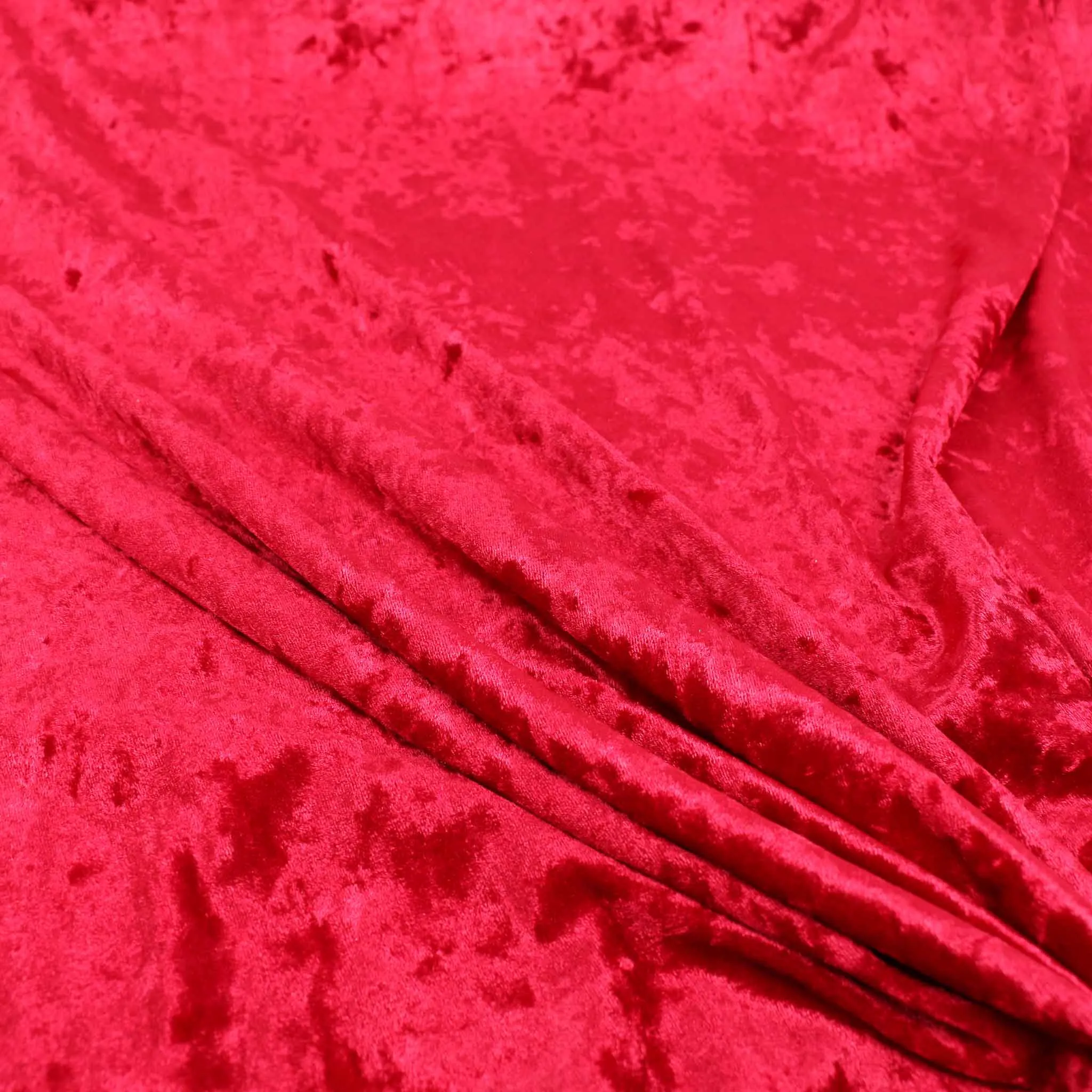 Crushed Velvet - Red