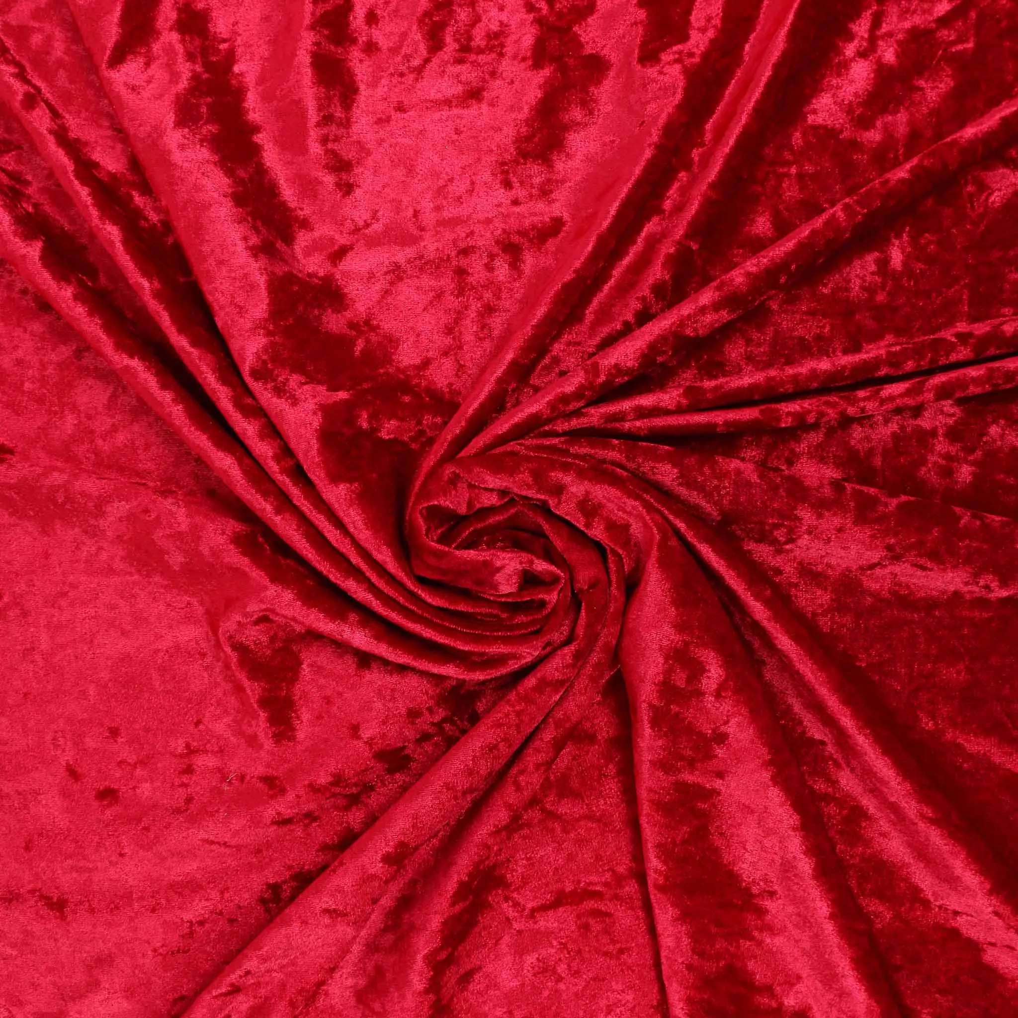 Crushed Velvet - Red
