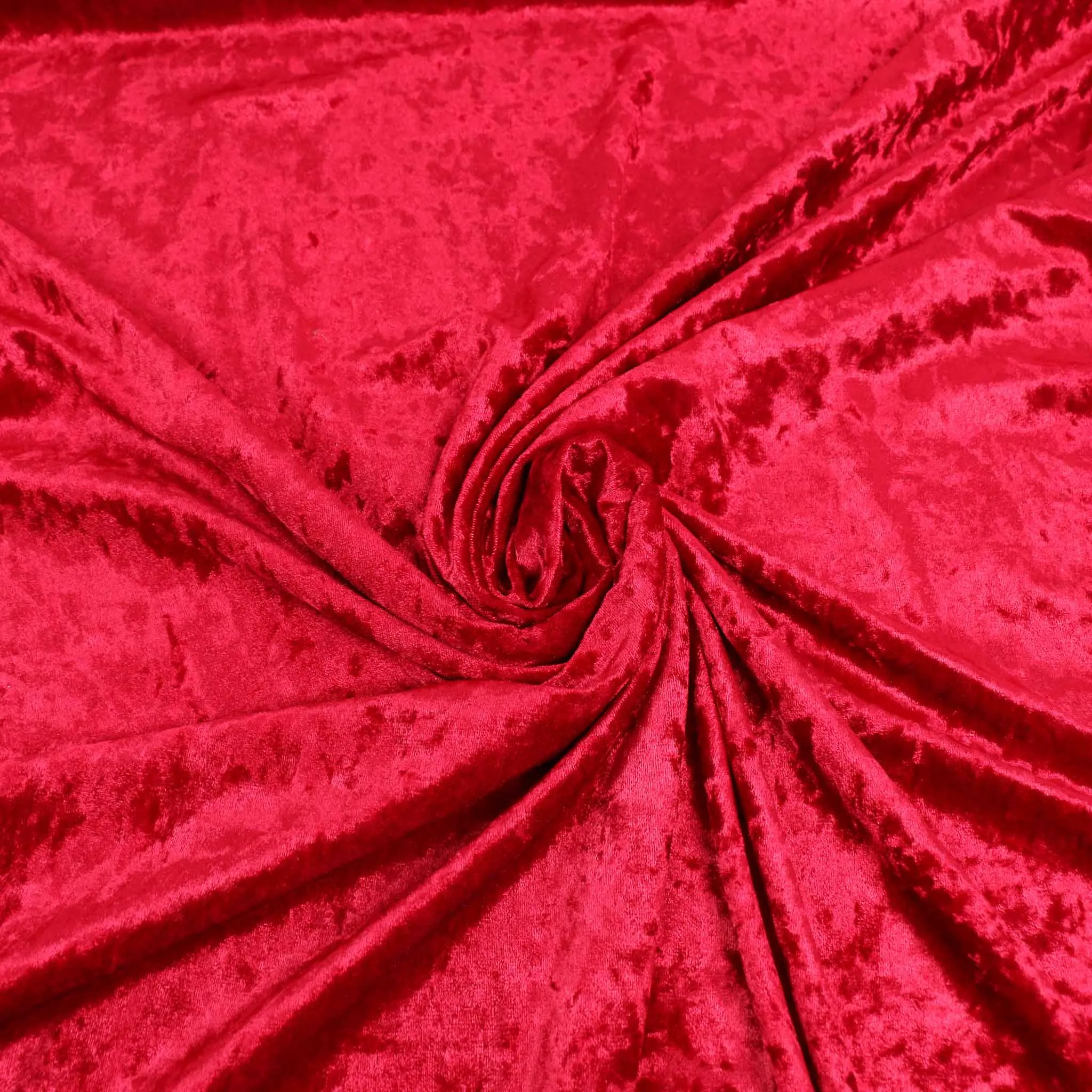Crushed Velvet - Red