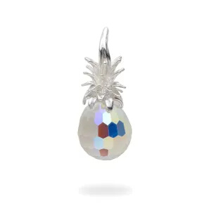 Crystal Pineapple Pendant in Sterling Silver
