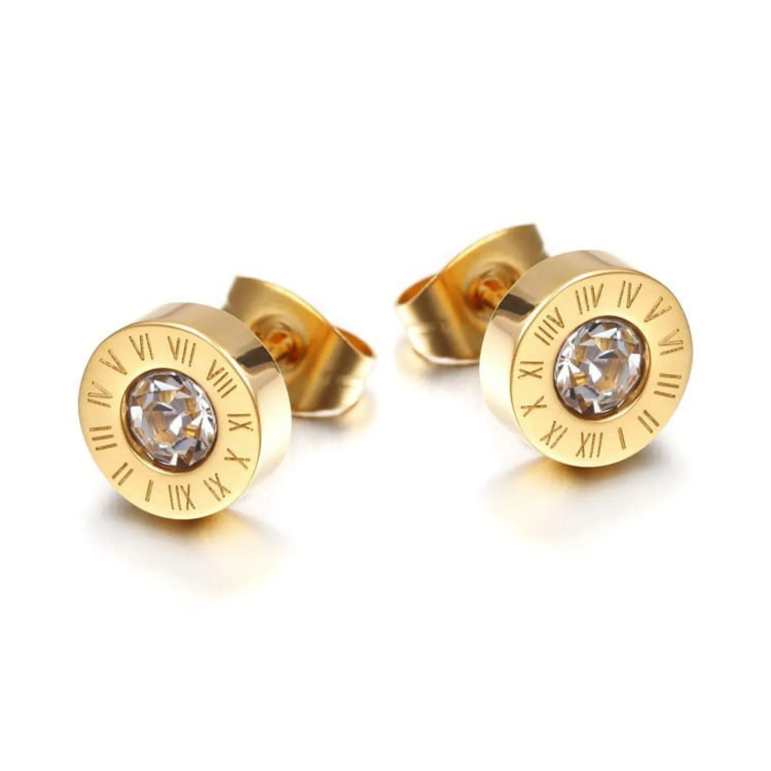 Crystal Roman Studs