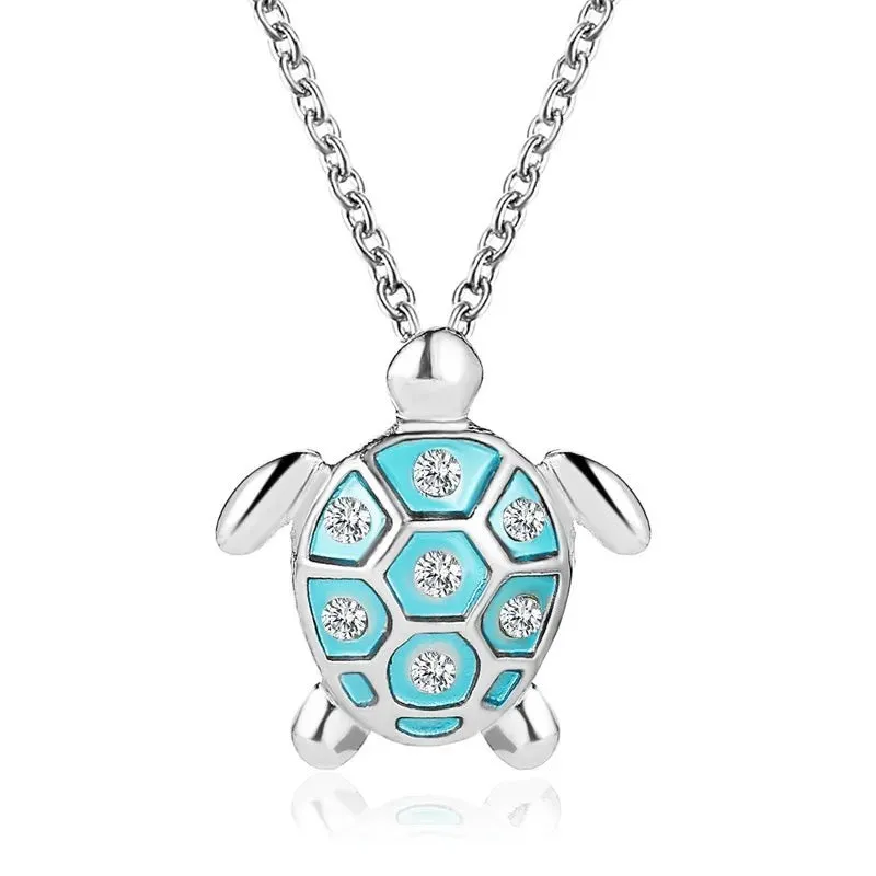Crystal Tides - Blue Necklace