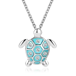 Crystal Tides - Blue Necklace
