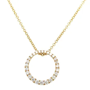 Diamond Circle of Life Pendant 0.36ct tw